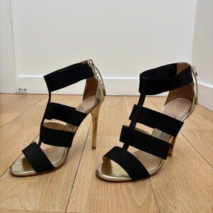 Jimmy Choo: Black & Gold, EU 38.5